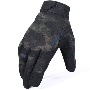 Planet Gates CamoBlack / L Tactical Gloves Antiskid Army Military Bicycle Airsoft Motorcycle Shoot Paintball Work Gear Camo Full Finger Men Women
