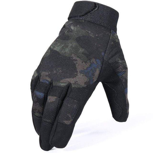 Planet Gates CamoBlack / L Tactical Gloves Antiskid Army Military Bicycle Airsoft Motorcycle Shoot Paintball Work Gear Camo Full Finger Men Women