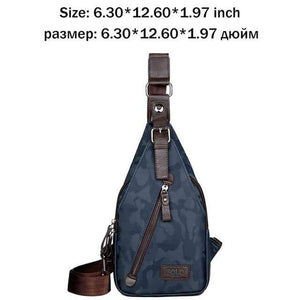 Planet Gates Camouflage Blue / China New Arrival Magnetic Hasp Open Men Leather Chest Bag Famous Brand Men Travel Sling Shoulder Bag Casual Crossbody Bag