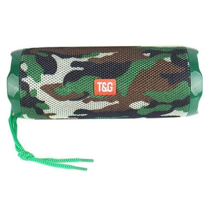 Planet Gates Camouflage Column Portable Bluetooth Speaker Wireless Speakers Bass Stereo TWS Loudspeaker Subwoofer Computer/Outdoor Speaker Waterproof