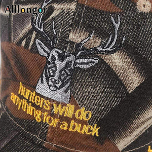 Planet Gates Camouflage Fishing Baseball Caps For Men Embroidery Deer 2021 Summer Cap Male Gorro Hombre Fitted Designer Military Hat Hip Hop