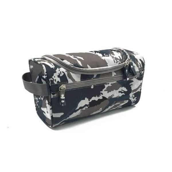 Planet Gates Camouflage gray Waterproof Men Hanging Makeup Bag Nylon Travel Organizer Cosmetic Bag for Women Necessaries Make Up Case Wash Toiletry Bag