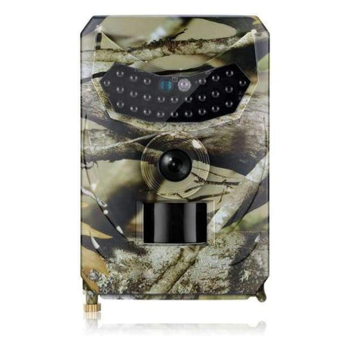 Planet Gates Camouflage Green Night Vision Digital Hunting Camera + SD Card Waterproof Trap Trial Camera 26pcs Infrared LED120 Degree 12MP Wild Camera