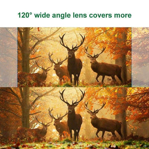 Planet Gates Camouflage Green Night Vision Digital Hunting Camera + SD Card Waterproof Trap Trial Camera 26pcs Infrared LED120 Degree 12MP Wild Camera