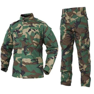 Planet Gates Camouflage / XXL Outdoor Camouflage Army Uniform Tactical Military Uniform Combat Hunting Suit BDU Training Jacket and Pant