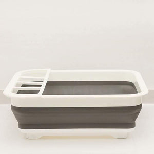 Planet Gates Camper Car Foldable Dish Rack Tableware Rack Portable Bowl Rack TPR Bowl Sink Design For RV Caravan Boats
