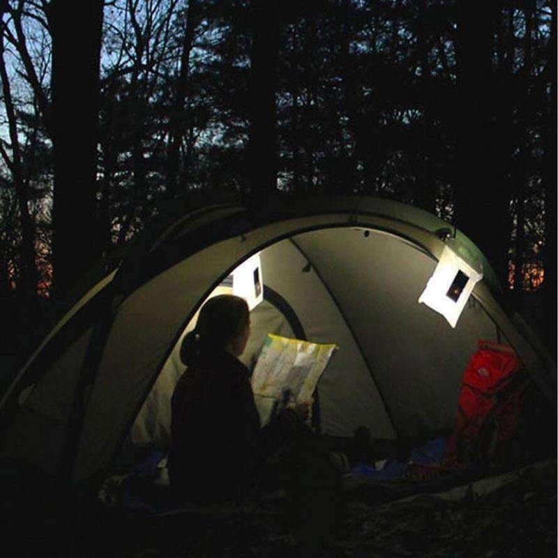 Planet Gates Camping Emergency Portable Inflatable Solar Light Waterproof Outdoor Foldable Tent Torch Night Lamp Hiking Solar Power LED Light