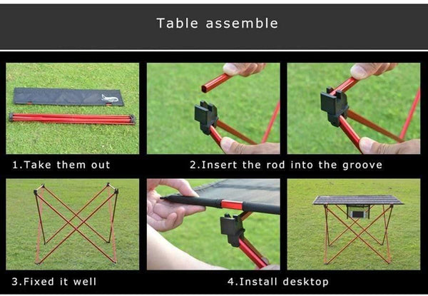 Planet Gates Camping Foldable Chair & Stool Aluminium Alloy Outdoor Picnic DIY Chair and Table Desk Lightweight BBQ Fishing Tools