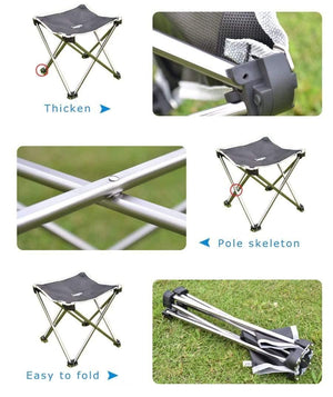 Planet Gates Camping Foldable Chair & Stool Aluminium Alloy Outdoor Picnic DIY Chair and Table Desk Lightweight BBQ Fishing Tools