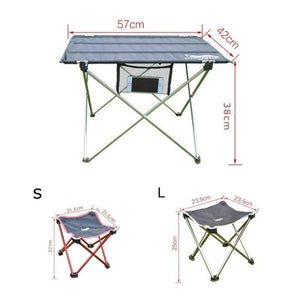 Planet Gates Camping Foldable Chair & Stool Aluminium Alloy Outdoor Picnic DIY Chair and Table Desk Lightweight BBQ Fishing Tools
