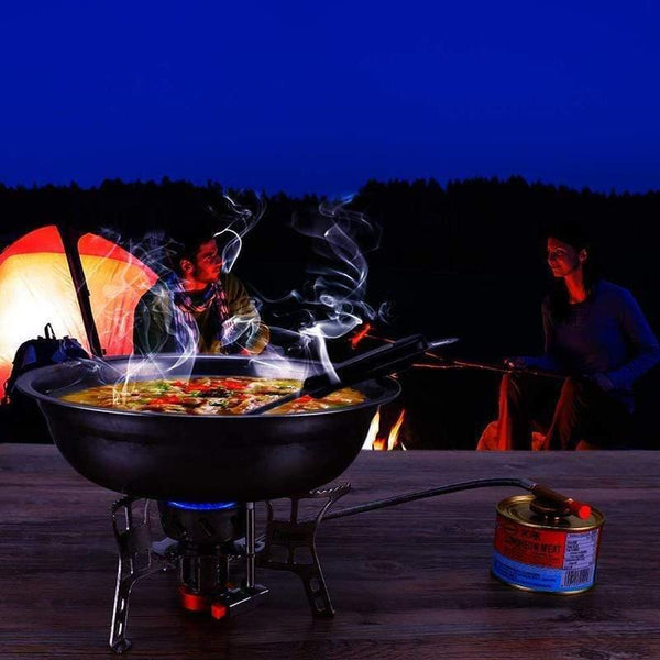 Planet Gates Camping Stove Ultralight Foldable Backpack Stove Burner Windproof Outdoor Portable Small Camping Gas Stove for Outdoor Camping