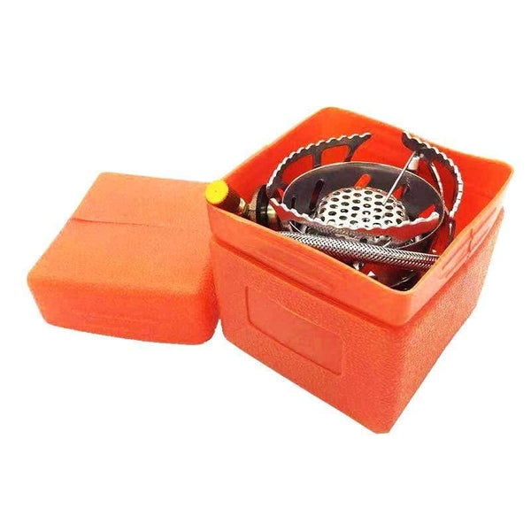 Planet Gates Camping Stove Ultralight Foldable Backpack Stove Burner Windproof Outdoor Portable Small Camping Gas Stove for Outdoor Camping