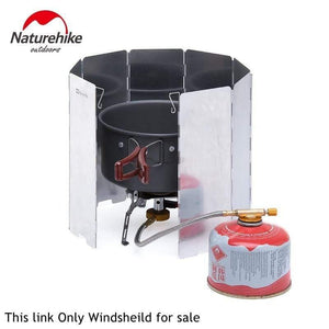 Planet Gates Camping Stove Windscreen Cooking Windshield Outdoor Cooking Accessories Windproof Folding Screen