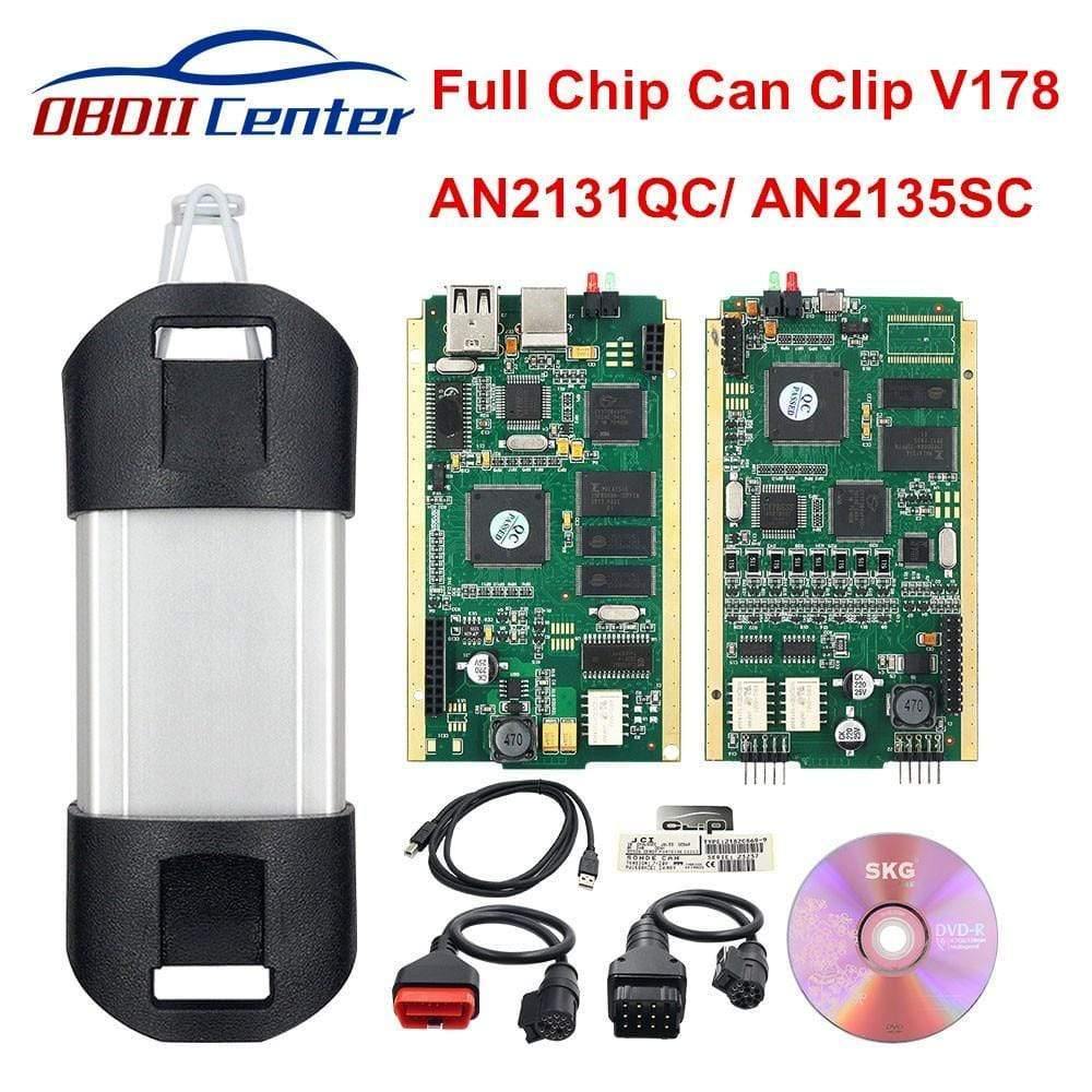 Planet Gates Can Clip Full Chip Diagnostic Scanner Latest V178 Can Clip Obdii Diagnostic Interface Tool Reprog V175 As Gift Post Free