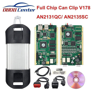 Planet Gates Can Clip Full Chip Diagnostic Scanner Latest V178 Can Clip Obdii Diagnostic Interface Tool Reprog V175 As Gift Post Free