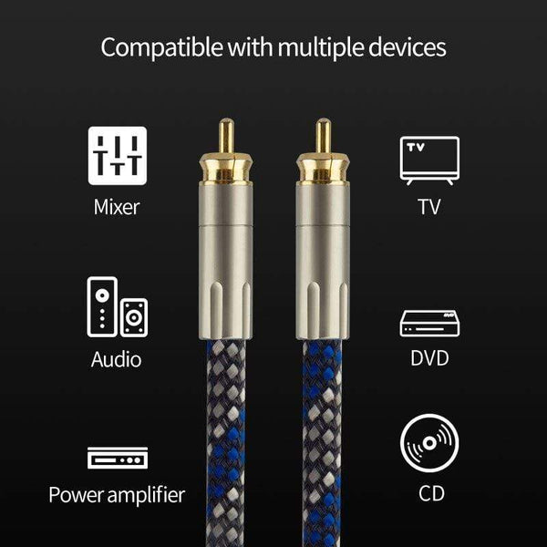 Planet Gates Canare 1 pair RCA audio cable 2 RCA to 2 RCA Interconnect Cable HIFI Stereo 4N OFC Male to Male For Amplifier DAC TV