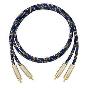 Planet Gates Canare 1 pair RCA audio cable 2 RCA to 2 RCA Interconnect Cable HIFI Stereo 4N OFC Male to Male For Amplifier DAC TV