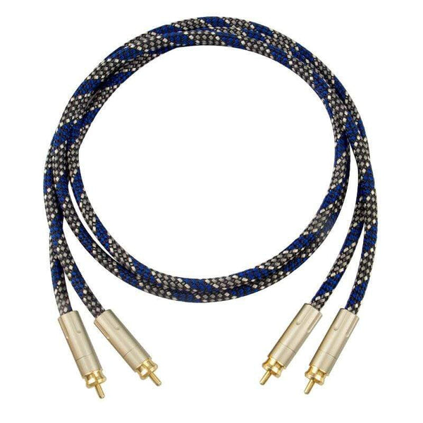 Planet Gates Canare 1 pair RCA audio cable 2 RCA to 2 RCA Interconnect Cable HIFI Stereo 4N OFC Male to Male For Amplifier DAC TV