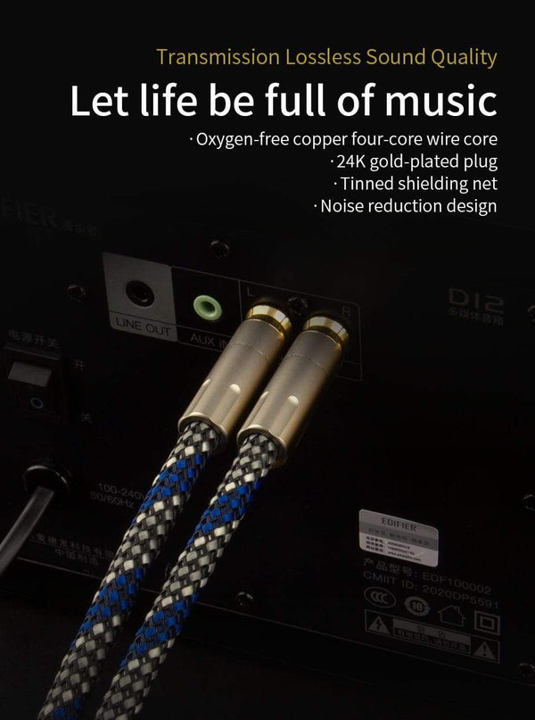 Planet Gates Canare 1 pair RCA audio cable 2 RCA to 2 RCA Interconnect Cable HIFI Stereo 4N OFC Male to Male For Amplifier DAC TV