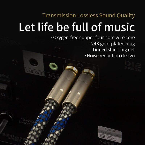 Planet Gates Canare 1 pair RCA audio cable 2 RCA to 2 RCA Interconnect Cable HIFI Stereo 4N OFC Male to Male For Amplifier DAC TV