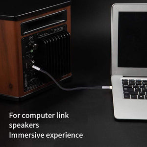 Planet Gates Canare Aux Cable Jack 3.5MM To 3.5MM Audio Cable Jack Speaker Cable For iPhone Computer Car Speaker For iPad For Huawei Xiaomi