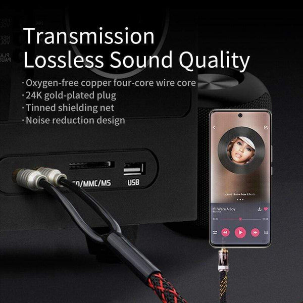 Planet Gates Canare HiFi cable audio RCA cable Audio signal wire plug 3.5mm aux plug convert 2 RCA plug