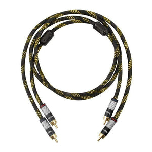 Planet Gates CANARE HIFI Stereo 1 Pair RCA Cable Stereo RCA Cable High-performance Premium Hi-Fi Audio cable 2RCA to 2RCA Interconnect Cable