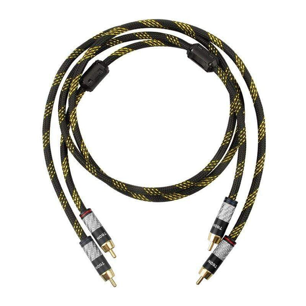 Planet Gates CANARE HIFI Stereo 1 Pair RCA Cable Stereo RCA Cable High-performance Premium Hi-Fi Audio cable 2RCA to 2RCA Interconnect Cable