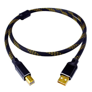 Planet Gates Canare HIFI USB Cable DAC A-B Alpha 4N OFC Digital AB Audio A to B high-end Type A to Type B Hifi Data Cable