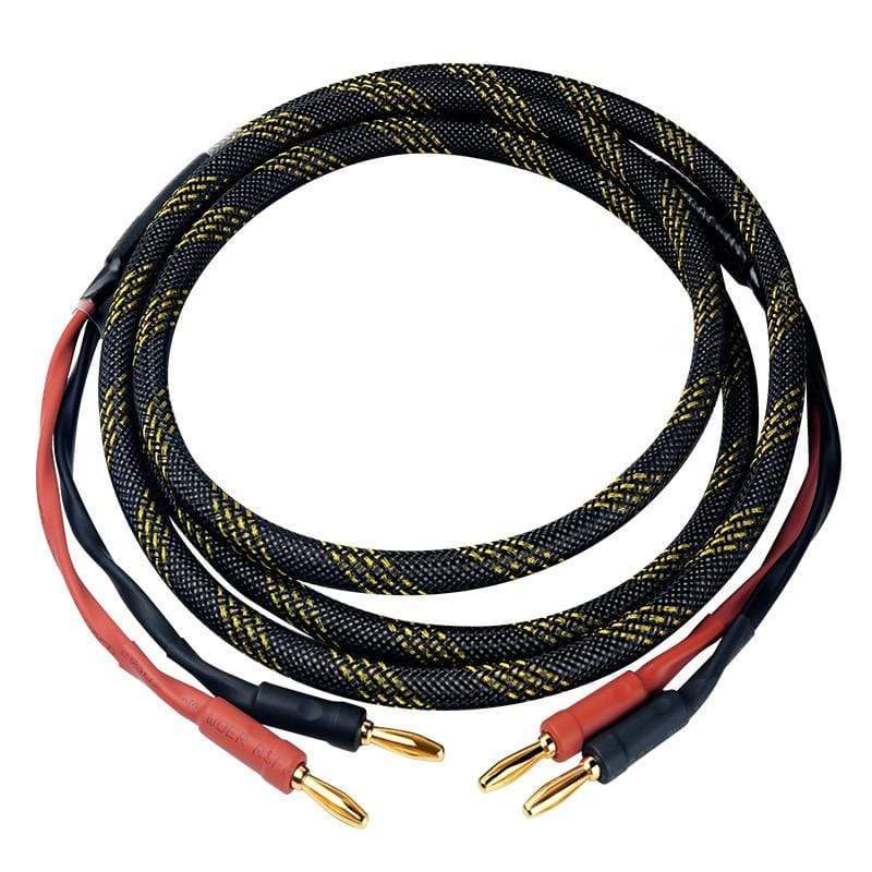 Planet Gates Canare L-4S8F one Pair oxygen-free copper audio speaker cable HI-FI high-end amplifier speaker cable Banana head cable