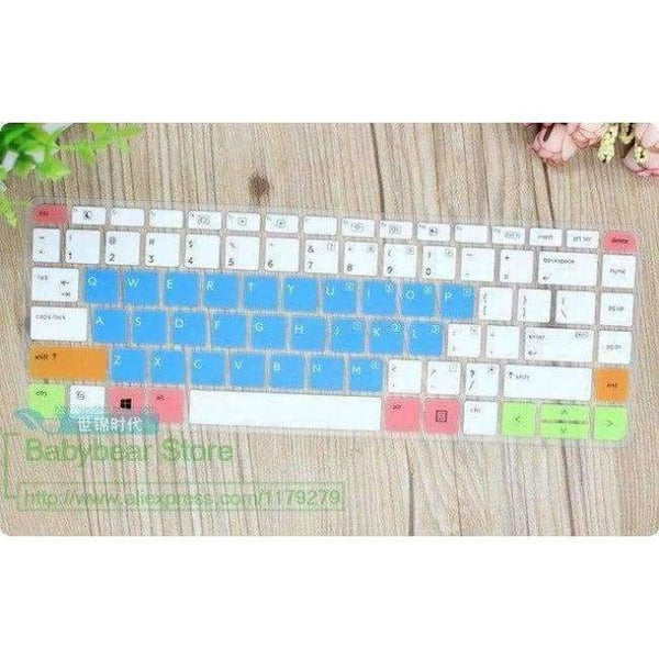 Planet Gates candyblue 14 inch Silicone Laptop Keyboard Protective film Cover skin Protector for HP ProBook 440 G4 / 440 G3 446 1040 Notebook Accessory