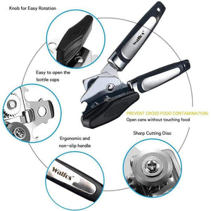 Cans Opener Professional Ergonomic Manual Can Opener Side Cut Manual Can Opener