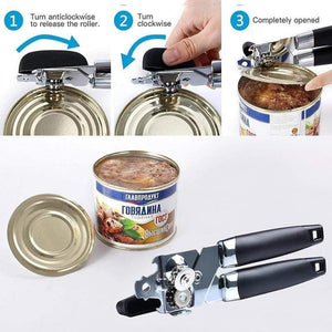 Cans Opener Professional Ergonomic Manual Can Opener Side Cut Manual Can Opener