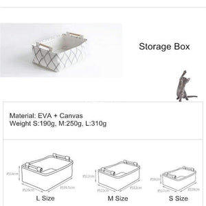 Planet Gates Canvas Fabric Desk Storage Box Books Holder Jewelry Box Case Sundries Basket Toys Cosmetic Organizer Home Organization
