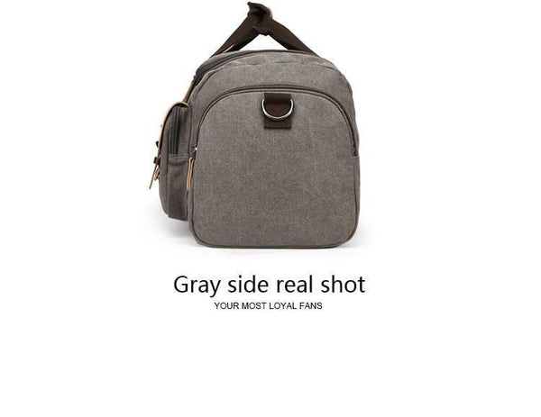 Planet Gates Canvas Leather Men Travel Bag European Style Travel Bags Handbag High Capacity Shoulder Bag Travel Crossbody Baggage