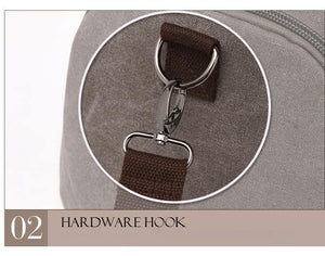 Planet Gates Canvas Leather Men Travel Bag European Style Travel Bags Handbag High Capacity Shoulder Bag Travel Crossbody Baggage