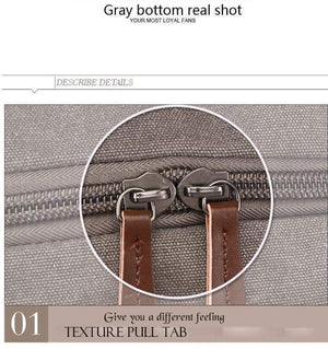 Planet Gates Canvas Leather Men Travel Bag European Style Travel Bags Handbag High Capacity Shoulder Bag Travel Crossbody Baggage