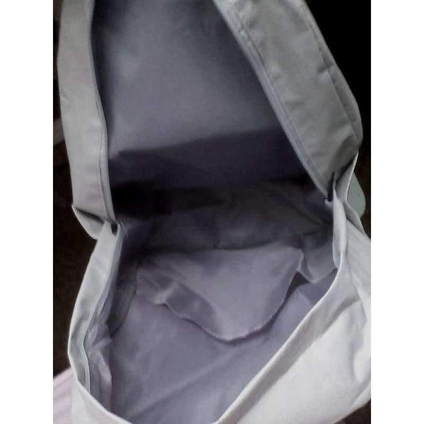 Planet Gates Canvas Light Grey Day Embroidery Backpacks staionery Holder Bags Desk Accessories & Organizer