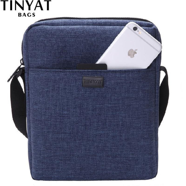 Planet Gates Canvas Men's Shoulder Bag For 7.9' Ipad Casual Crossbody Bag Waterproof Messenger Bag Pack sling bag for men 0.13kg