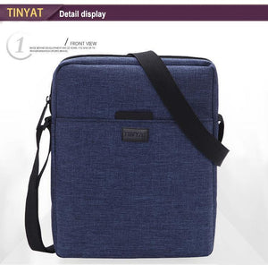 Planet Gates Canvas Men's Shoulder Bag For 7.9' Ipad Casual Crossbody Bag Waterproof Messenger Bag Pack sling bag for men 0.13kg