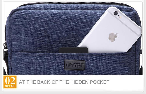 Planet Gates Canvas Men's Shoulder Bag For 7.9' Ipad Casual Crossbody Bag Waterproof Messenger Bag Pack sling bag for men 0.13kg