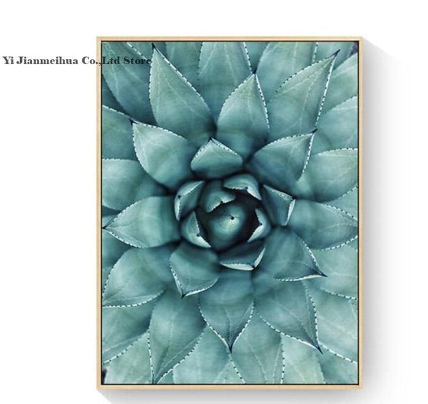 Canvas Painting living room cuadros decoracion Nordic Poster Green Aloe Succulent Plants modern minimalist Modular Pictures