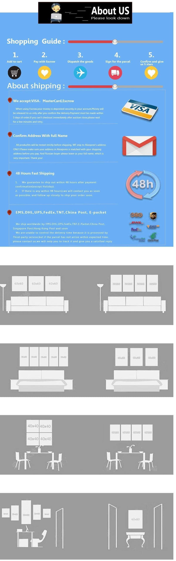 Canvas Painting living room cuadros decoracion Nordic Poster Green Aloe Succulent Plants modern minimalist Modular Pictures