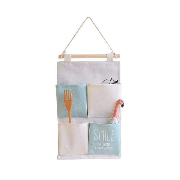 Planet Gates Canvas Pocket Hanging Organizers Wall Door Closet Decor Storage Bags Clothes Hanger Home Bathroom Wardrobe Organization Items