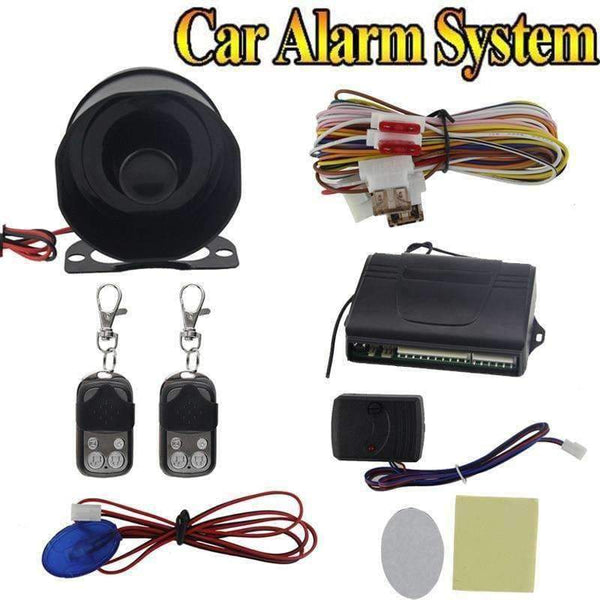 Planet Gates Car alarm security system 1-Way Car Alarm Protection System with 2 Remote Control auto burglar alarm system Car Accessor FC