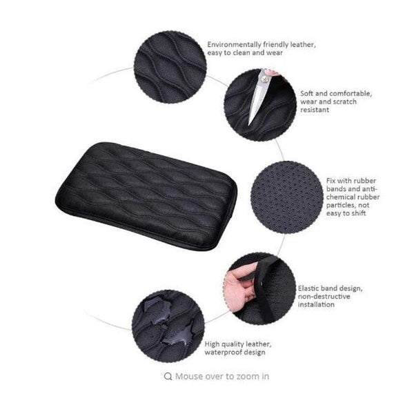 Planet Gates Car Armrest Box Pad Universal Armrest For Cars Cover Increased Pad Comfortable Central Hand Pad Protection Cushion Auto products