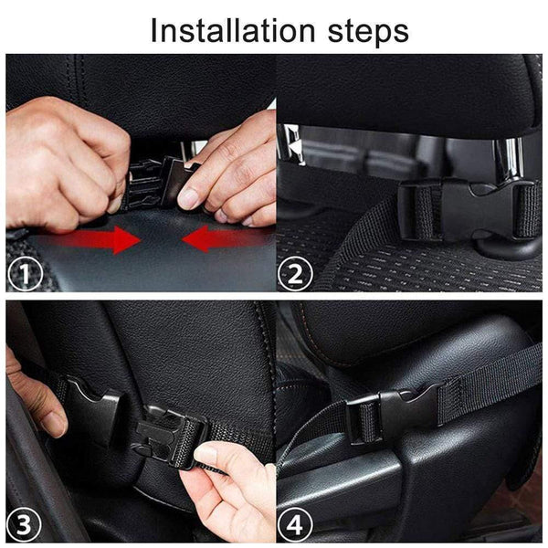 Planet Gates Car Backseat Organizer with Touch Screen Tablet Holder + 9 Storage Pockets Kick Mats Car Seat Back Protectors for Kids Toddlers
