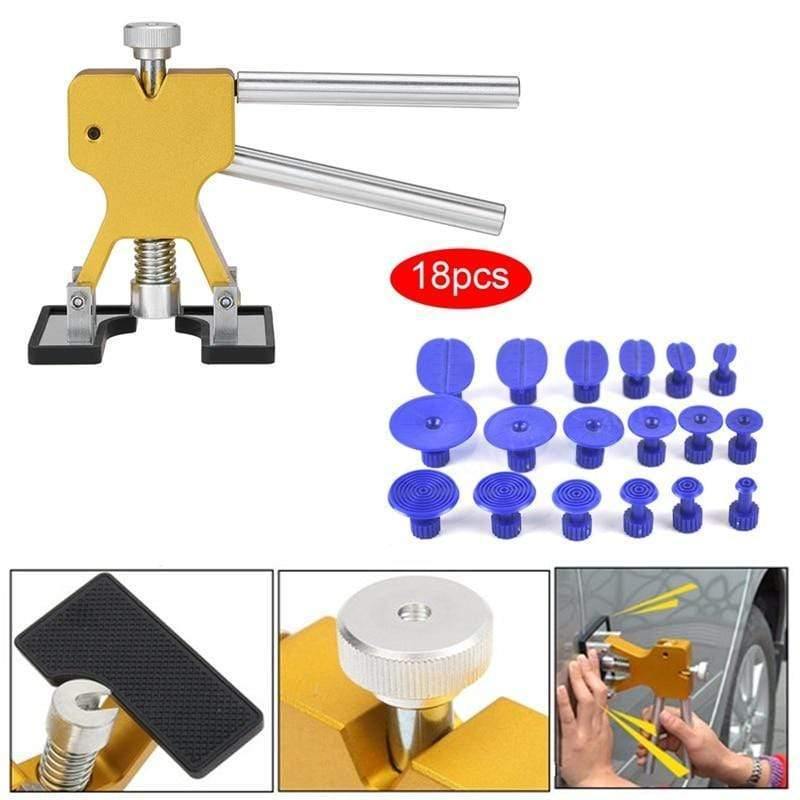 Planet Gates Car Body Dent Repair Tools Dent Removal Puller With 18 Tabs Strong Suction Cup Paint Dent Repair Lifter Tool
