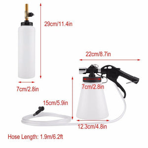 Planet Gates Car Brake Bleeder Bleeding Fluid Change Kit Air Pneumatic Garage Vacuum Tool 180Ltr/Min Set 90-120PSI Car Accessories car tools