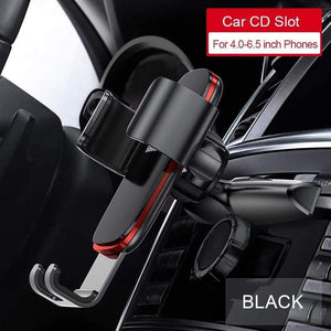 Baseus Car Phone Holder for Car CD Slot Air Vent Mount Phone Holder Stand for iPhone Samsung Metal Gravity Mobile Phone Holder